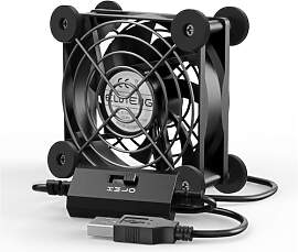 ELUTENG USB Lüfter 80mm 5V mit 3 Einstellbare