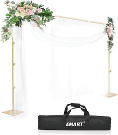 EMART Foto Hintergrund Ständer mit Stahlsockel,