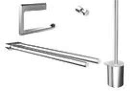 Emco Flow Bad Accessoires Set Paket