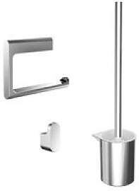 Emco Flow WC-Set 279800101 chrom, Papierhalter,