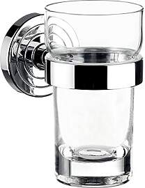 EMCO Polo Glashalter mit 1 Glas, eleganter