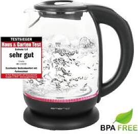 Emerio Glas-Wasserkocher WK-119255.5 schwarz