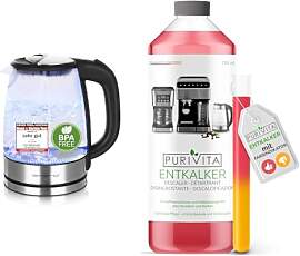 Emerio WK-119988 Glas Wasserkocher & Purivita