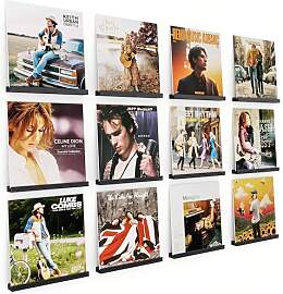 Emfogoo 12 Stück Schallplatten Wandhalterung,