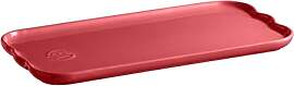 Emile Henry Kuchenform, rechteckig, Keramik, Rosa, 