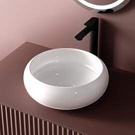 EMKE Design Waschbecken Keramik Aufsatzwaschbecken 