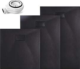 EMKE Duschwanne mit Siphon 90x90 cm Flach