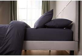Emma Comfort Perkal Spannbettlaken | Dunkelgrau |