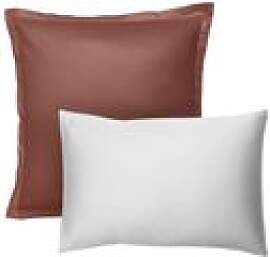 Emma Silken Satin Kopfkissenbezug | Terracota |