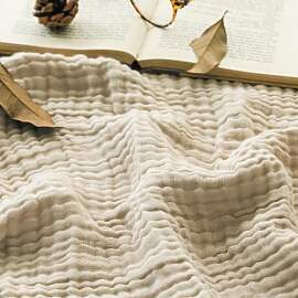 EMME Musselin-Decke Erwachsene, 100% Baumwolle,