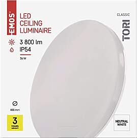 EMOS LED-Deckenleuchte TORI 36 W, für Außen und