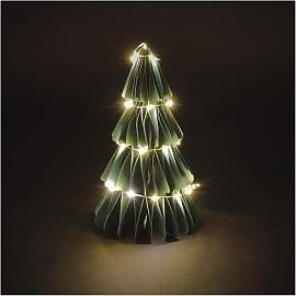EMOS - LED-Tannenbaum aus Papier, 15 cm -