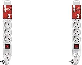 EMOS Steckdosenleiste 5-Fach mit Schalter, 3 m