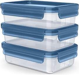 Emsa Clip & Close Eco Frischhaltedosen-Set,