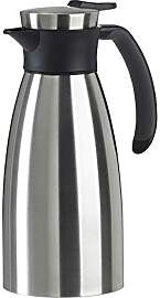 Emsa Soft Grip Isolierkanne, 1 Liter, Edelstahl,
