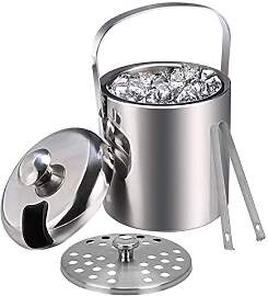 Emsmil Eiseimer mit Deckel Zange und Sieb 1.3L