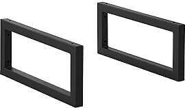 [en.casa] 2x Gestell 45x20cm Wandkonsole im