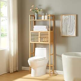 [en.casa] Badezimmerregal Haugesund Toilettenregal 