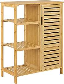 [en.casa] Badezimmerschrank Vetlanda Bambus