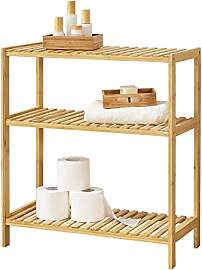 [en.casa] Bambus Standregal Nyköping 58 x 26 x 66 