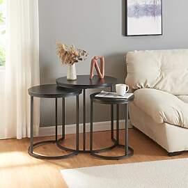 [en.casa] Beistelltisch 3er Set Ulricehamn