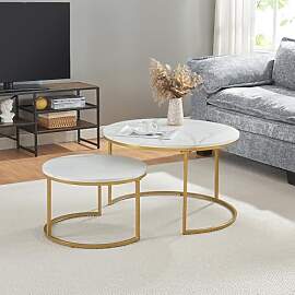 [en.casa] Couchtisch Christchurch 2er Set