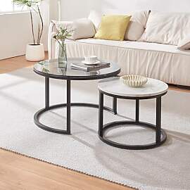 [en.casa] Couchtisch Kokkola 2er Set