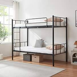 [en.casa] Etagenbett Berimma Hochbett 90 x 200 cm