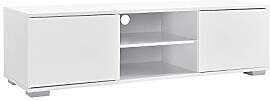 [en.casa] Fernsehtisch - Weiß 34,5x120x40 cm - TV 