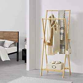 [en.casa] Garderobenständer Keitele 150 x 60 x 42 