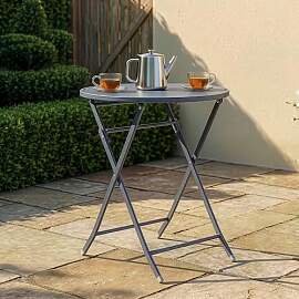 [en.casa] Gartentisch Sande Klapptisch 71 x Ø62