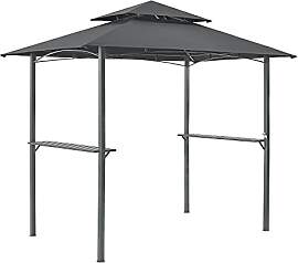 [en.casa] Grillpavillon Parga 250x241x151cm BBQ