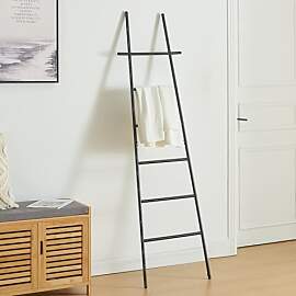 [en.casa] Handtuchleiter Øyer Kleiderleiter mit 6 