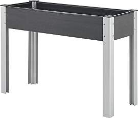 [en.casa] Hochbeet Beverwijk für Garten Aluminium 