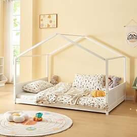 [en.casa] Kinderbett Simo Hausbett 140 x 200 cm