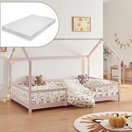 [en.casa] Kinderbett Sisimiut mit Matratze 120 x