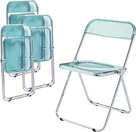 [en.casa] Klappstuhl Pornainen 4er Set Stuhl