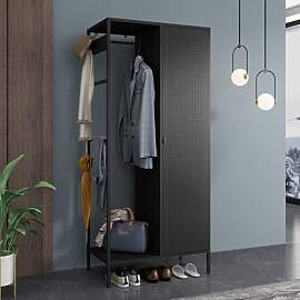 [en.casa] Kleiderschrank Puumala Garderobenschrank 