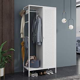 [en.casa] Kleiderschrank Puumala Garderobenschrank 