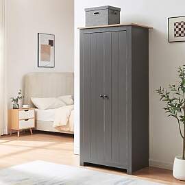 [en.casa] Kleiderschrank Trorjam Schrank 2 türig