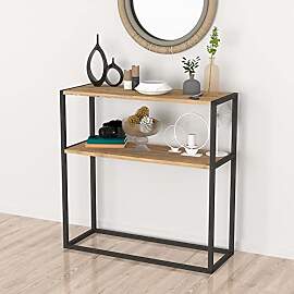 [en.casa] Konsolentisch Hemsedal Couchtisch mit 2