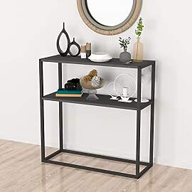 [en.casa] Konsolentisch Hemsedal Couchtisch mit 2