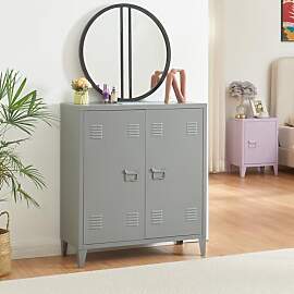 [en.casa] Metallschrank Oripää Wohnzimmerschrank 