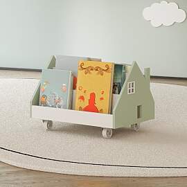 [en.casa] Mobiles Bücherregal für Kinder Vipsali 