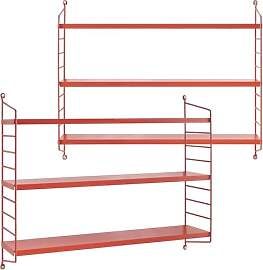 [en.casa] Modulares Wandregal Strängnäs 2er Set
