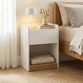 [en.casa] Nachttisch Kuorshare Beistelltisch 55 x