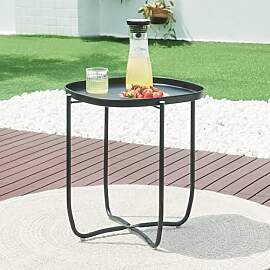 [en.casa] Outdoor Beistelltisch Sandefjord