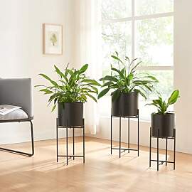 [en.casa] Pflanzenständer Orsa 3er Set