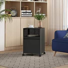 [en.casa] Rollcontainer mit Schublade Velvevn