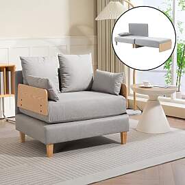 [en.casa] Schlafsofa Seinlus 1-Sitzer Sofa mit